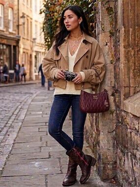 Inhabit Cream V-Neck Sweater